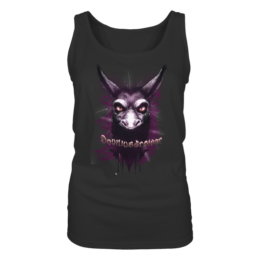Deviliusdrawer Purple Donkey - Ladies Tank-Top