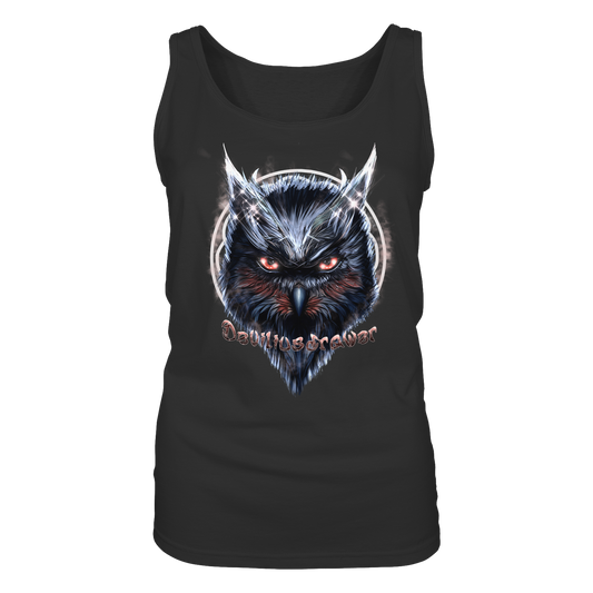 Deviliusdrawer Fire Owl - Ladies Tank-Top