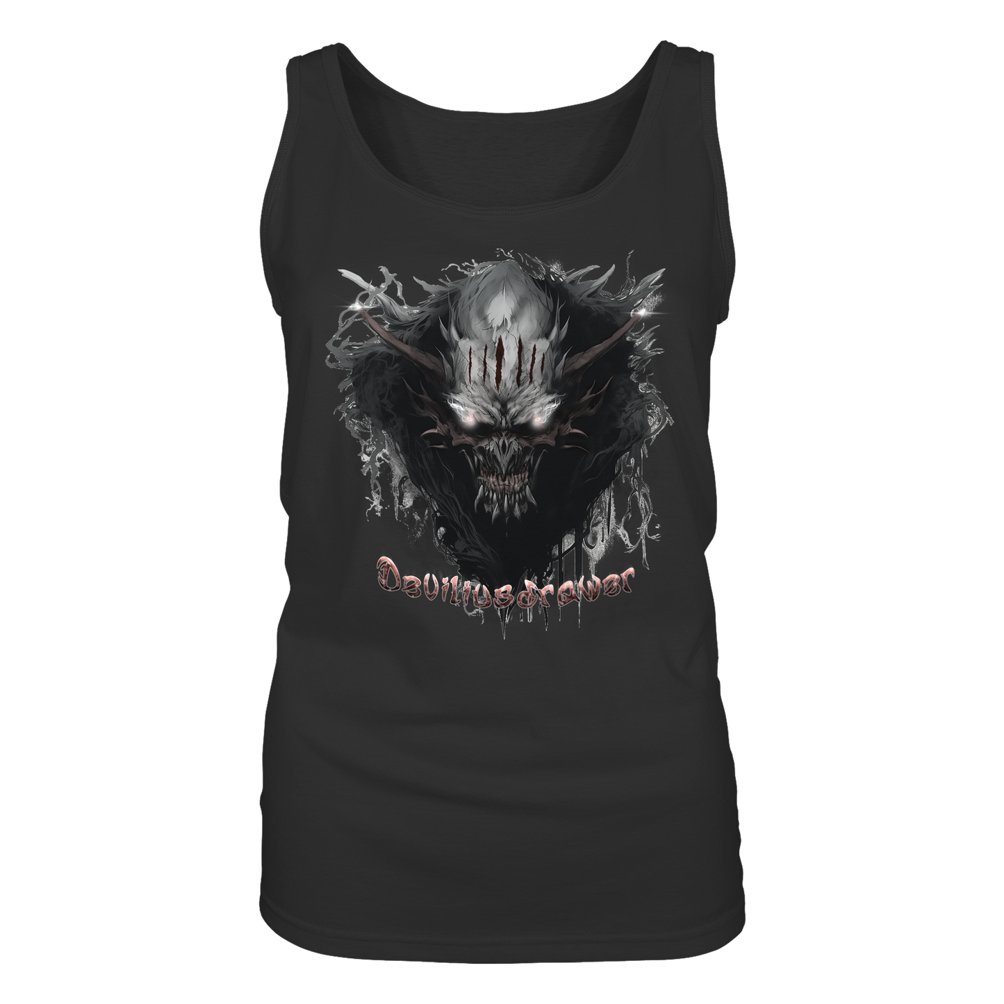 Deviliusdrawer Dark Smoke Demon - Ladies Tank-Top