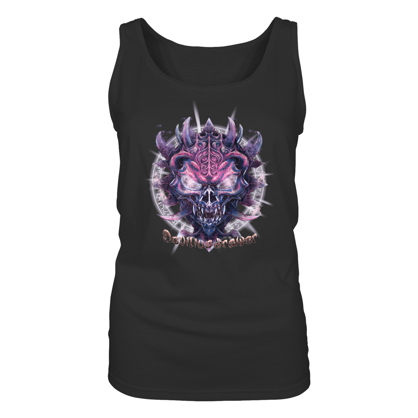 Deviliusdrawer Fire Demon - Ladies Tank-Top