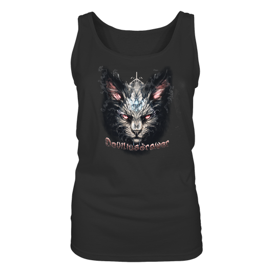 Deviliusdrawer Myshtical Redeyed Cat - Ladies Tank-Top