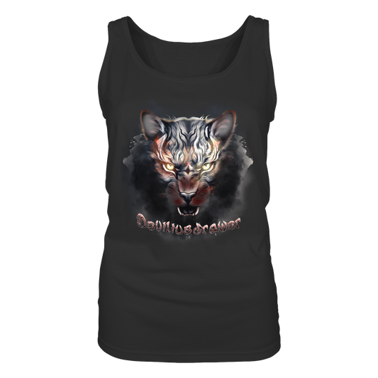 Deviliusdrawer Smoke Tiger - Ladies Tank-Top