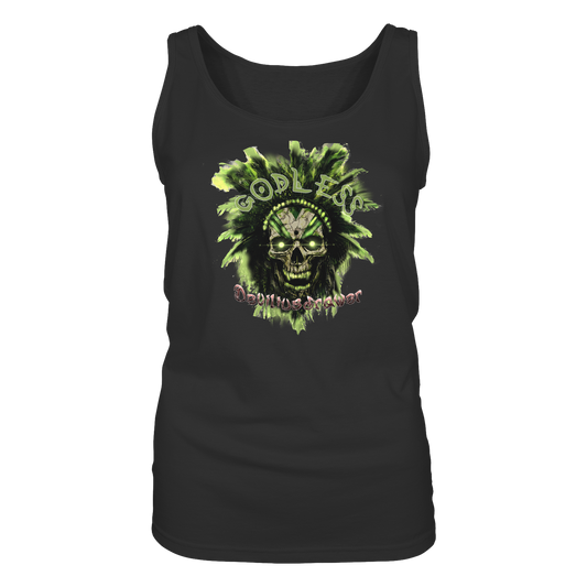Deviliusdrawer Godless Skull - Ladies Tank-Top