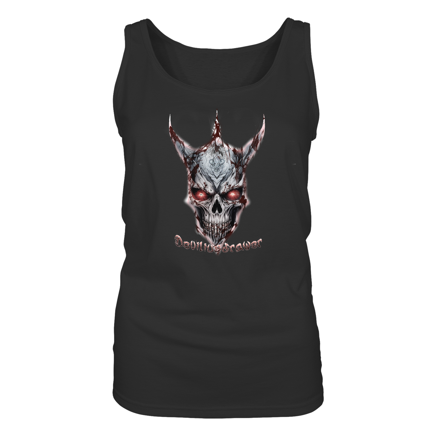 Deviliusdrawer Bloody Skeleton - Ladies Tank-Top