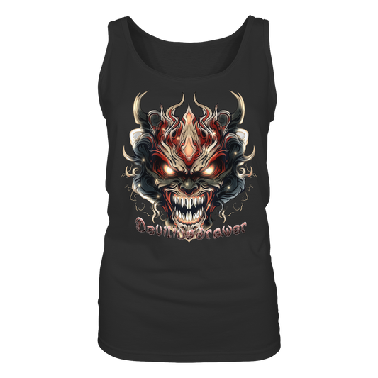 Deviliusdrawer Evil Vamp Mask - Ladies Tank-Top