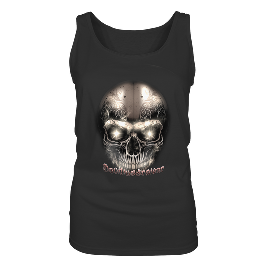 Deviliusdrawer Fire Skeleton Iron - Ladies Tank-Top