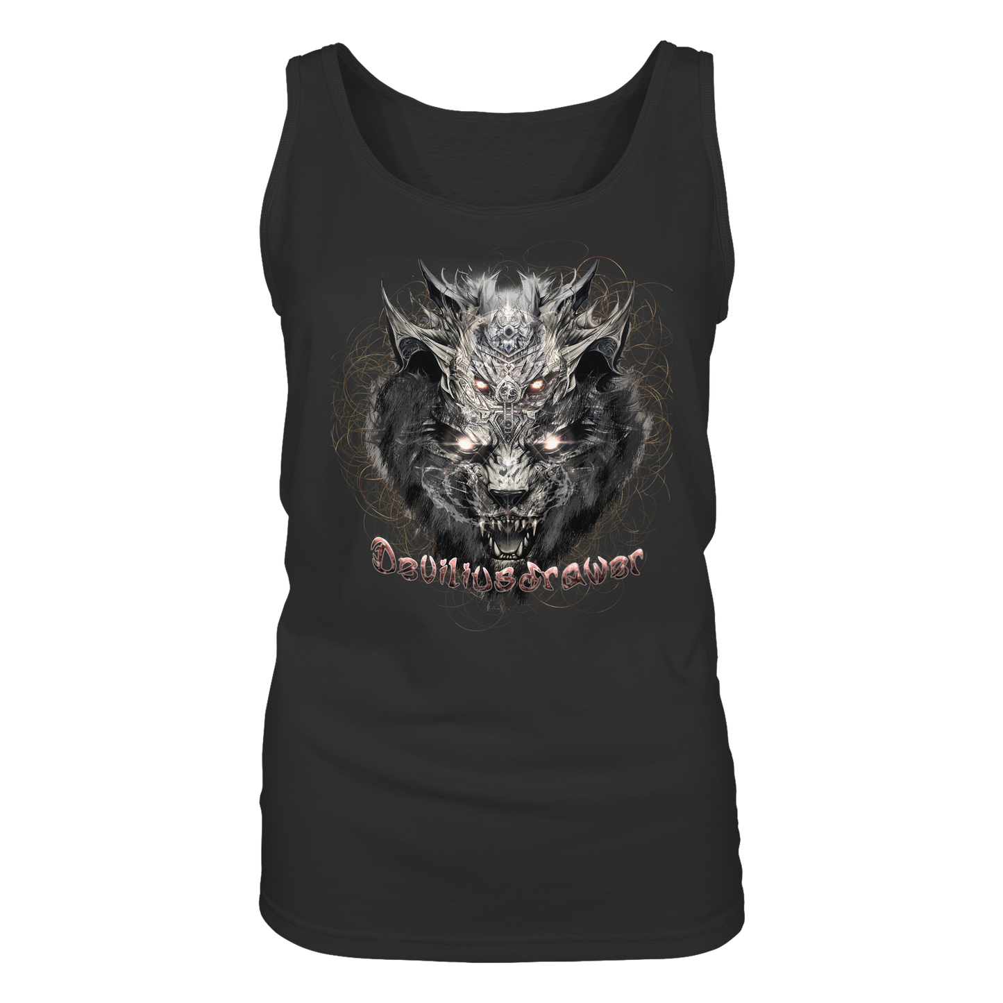 Deviliusdrawer Magical Beast Cat - Ladies Tank-Top