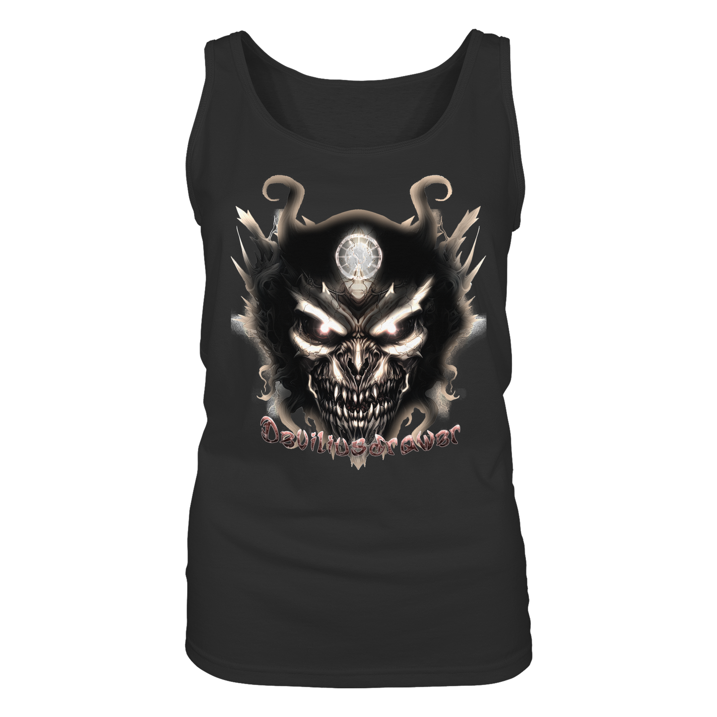 Deviliusdrawer Dark Devil - Ladies Tank-Top