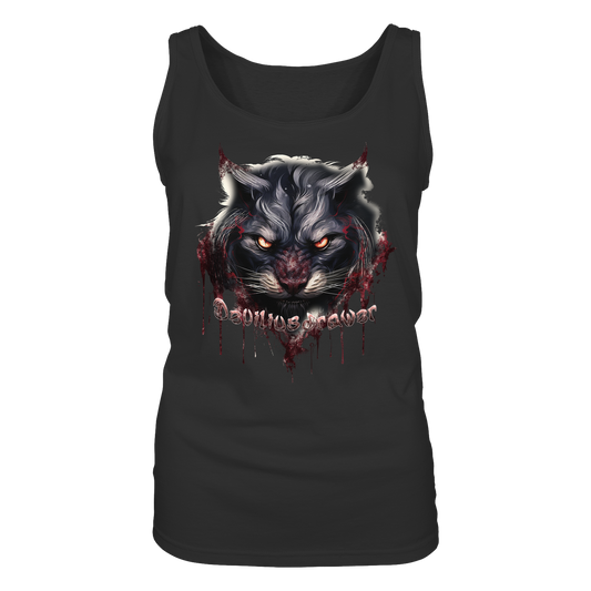 Deviliusdrawer Badass Cat - Ladies Tank-Top