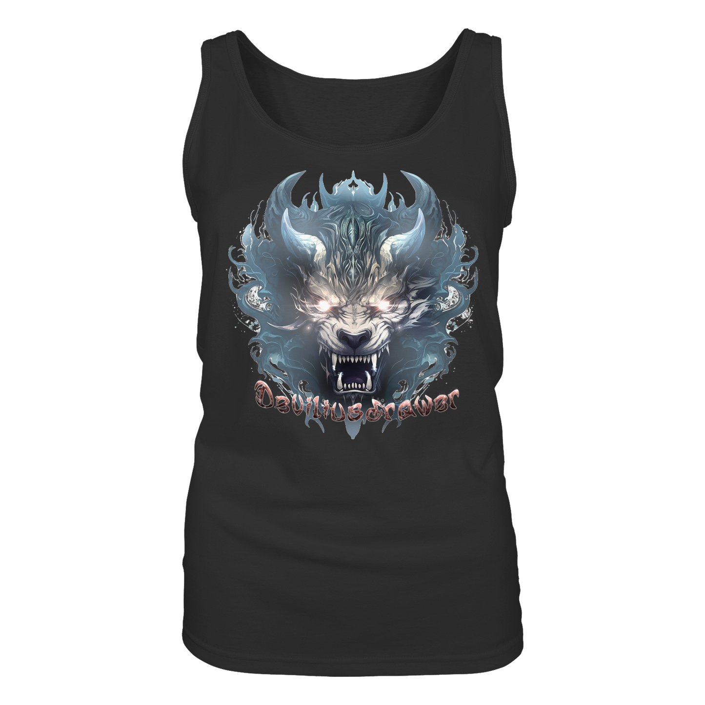 Deviliusdrawer Water Horn Tiger - Ladies Tank-Top