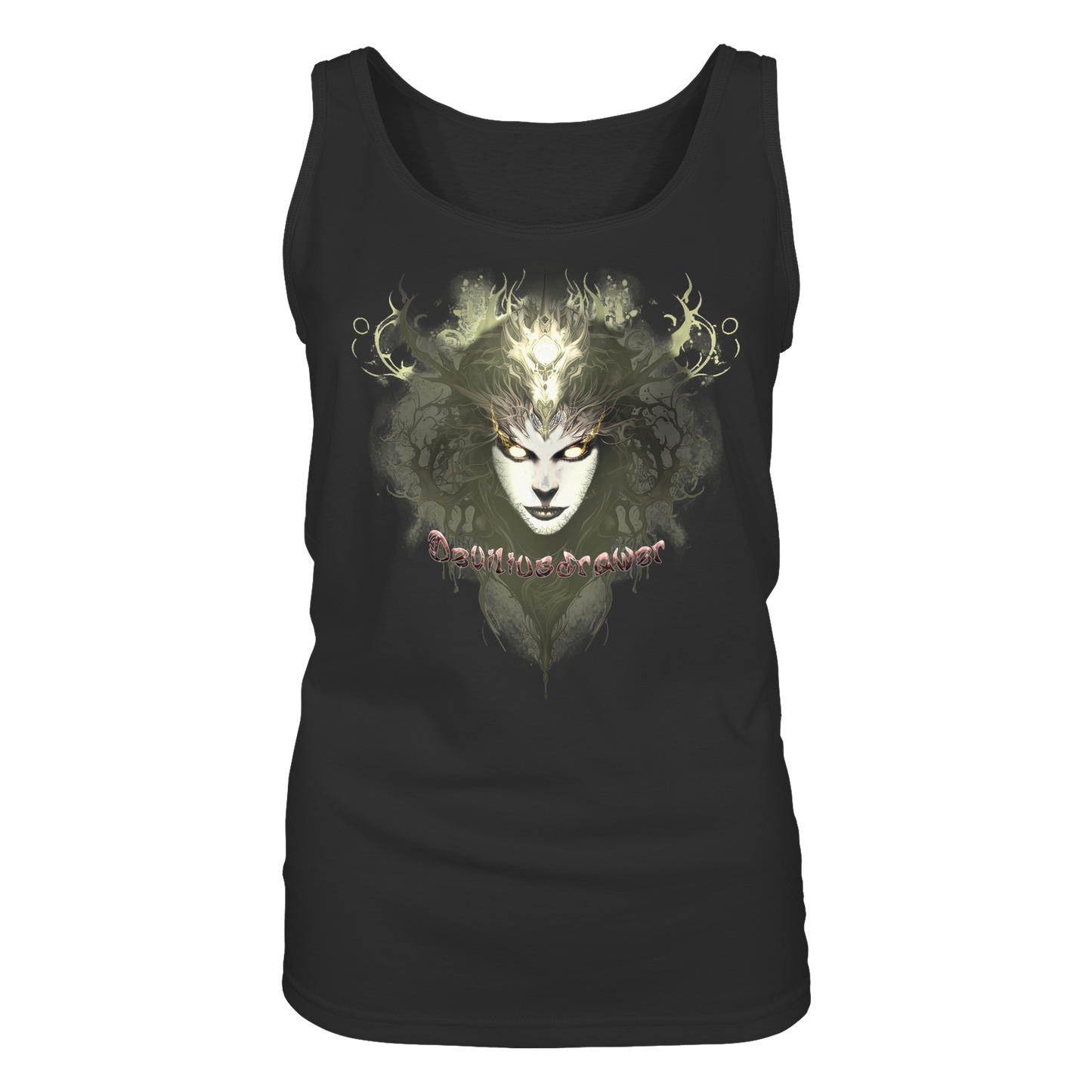 Deviliusdrawer Golden Demonica - Ladies Tank-Top