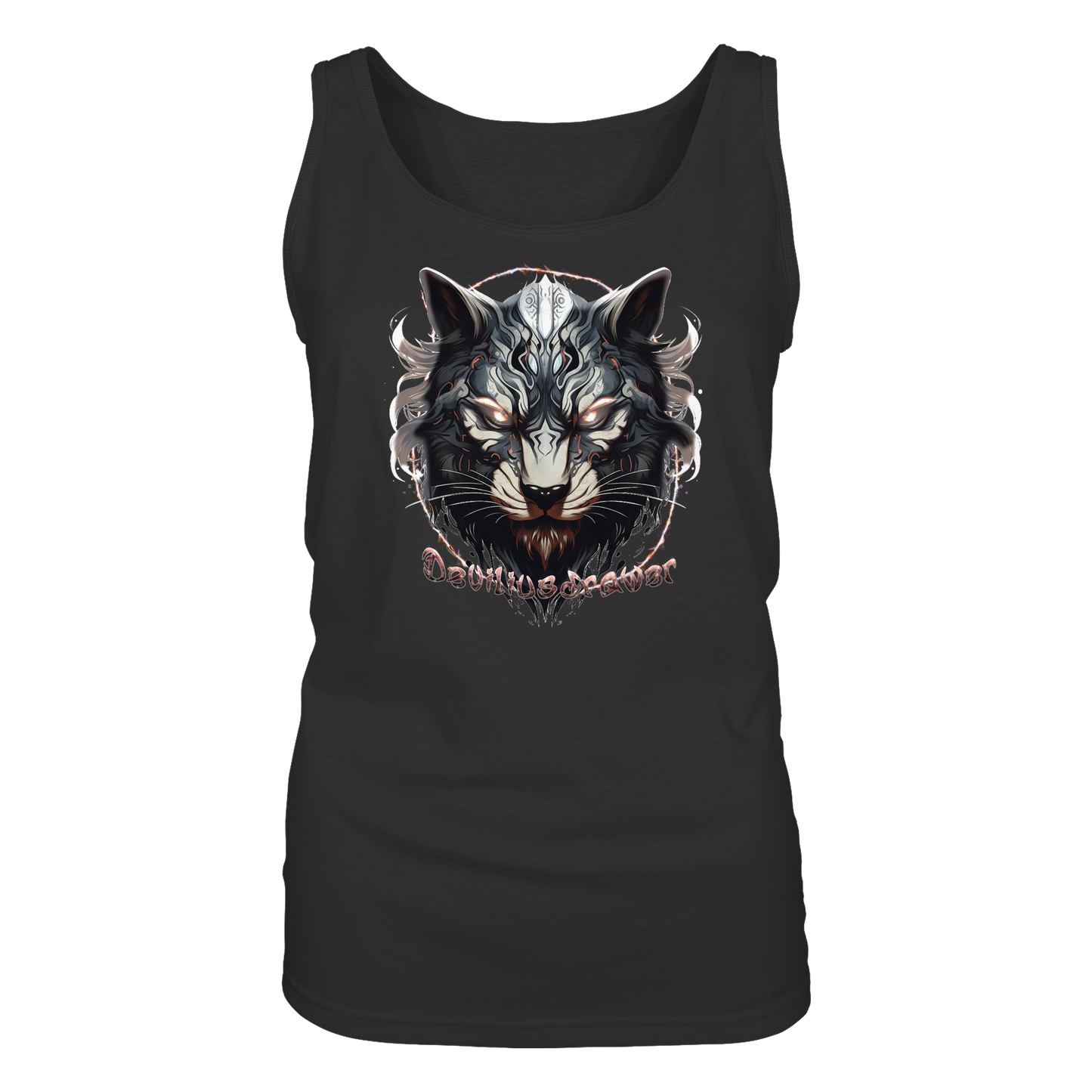 Deviliusdrawer Wolfcat - Ladies Tank-Top