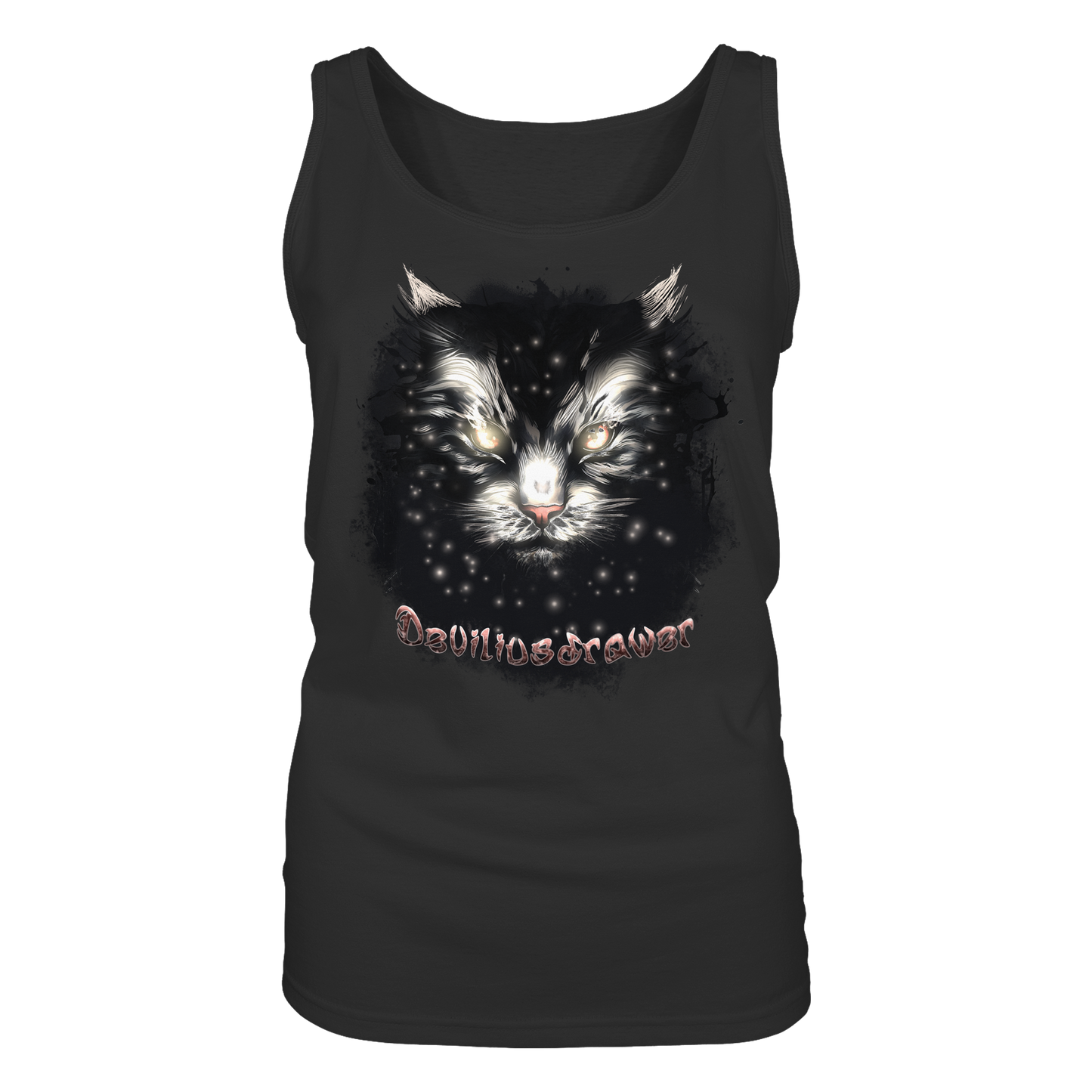Deviliusdrawer Star Cat - Ladies Tank-Top