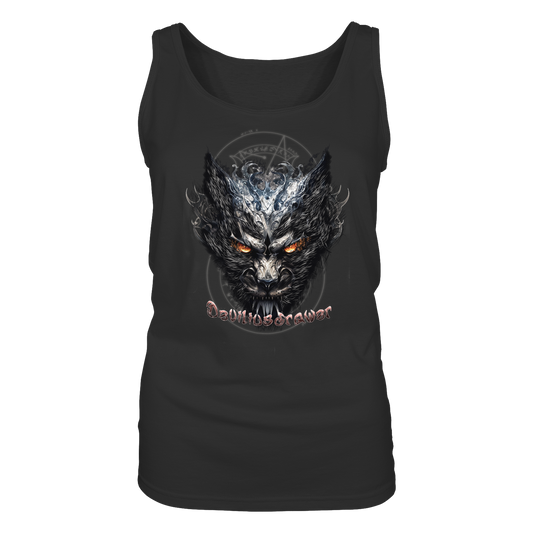Deviliusdrawer Iron Cat - Ladies Tank-Top