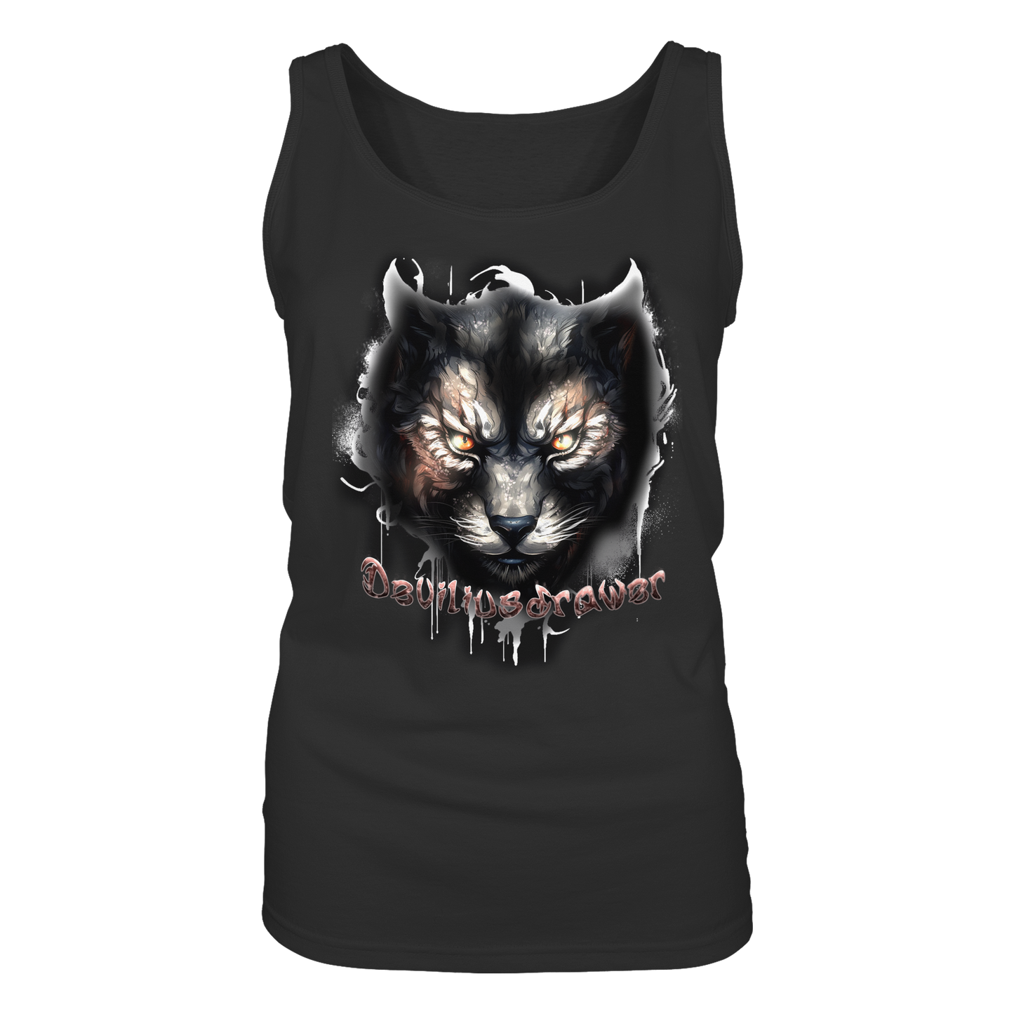 Deviliusdrawer Vampire Cat - Ladies Tank-Top