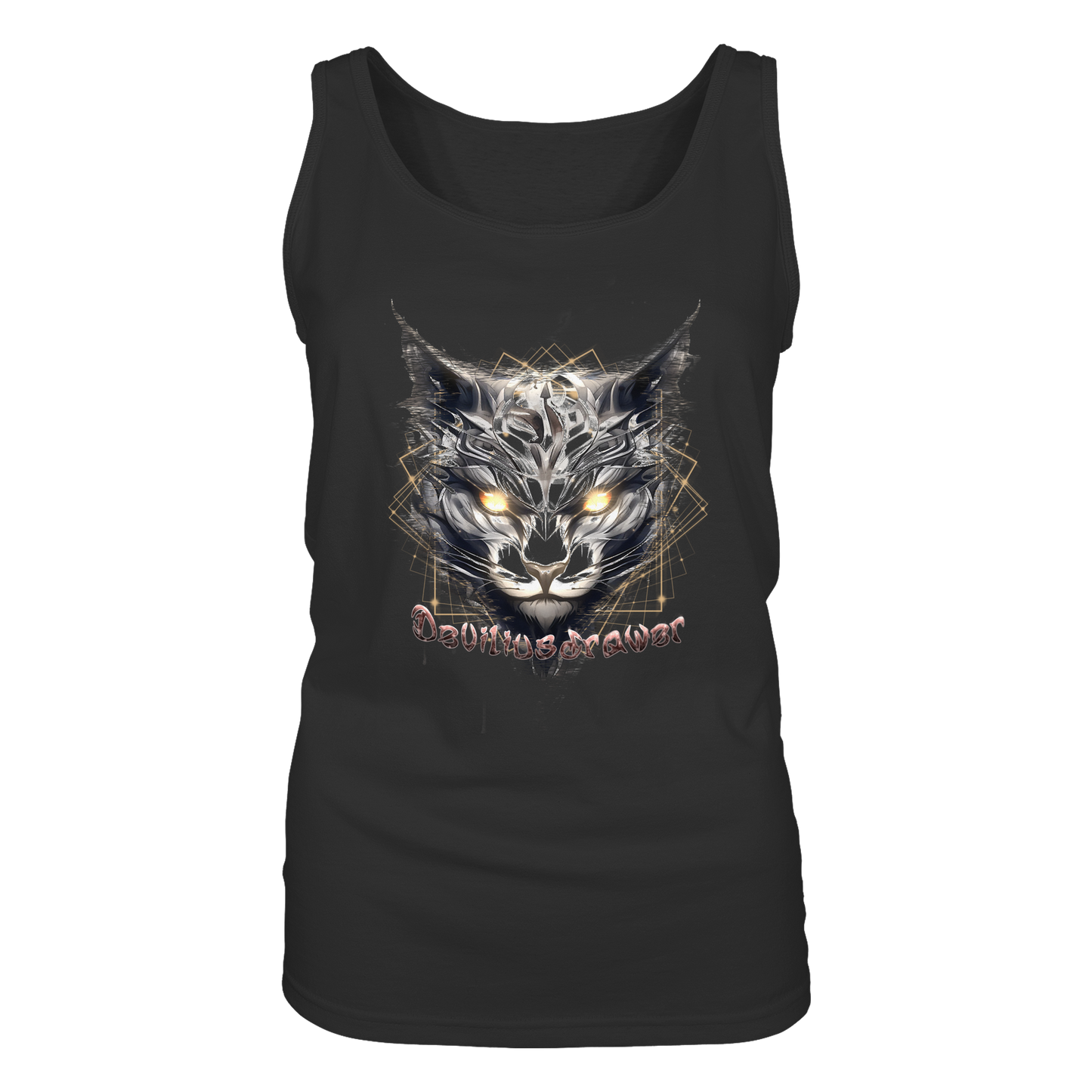 Deviliusdrawer Magician Cat - Ladies Tank-Top
