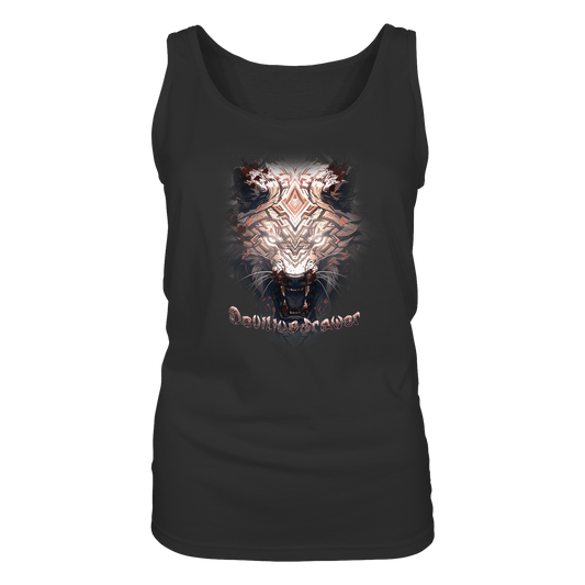 Deviliusdrawer Gold Metal Tiger - Ladies Tank-Top