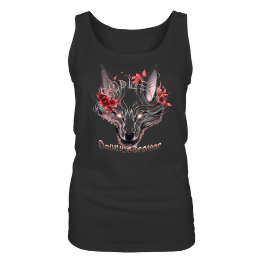Deviliusdrawer Kitsune Wolf - Ladies Tank-Top