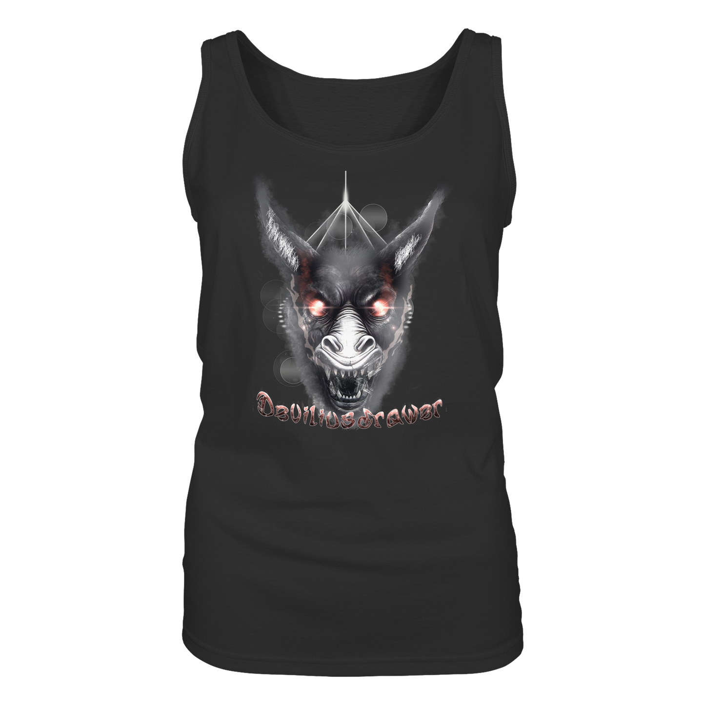 Deviliusdrawer Evil Donkey - Ladies Tank-Top