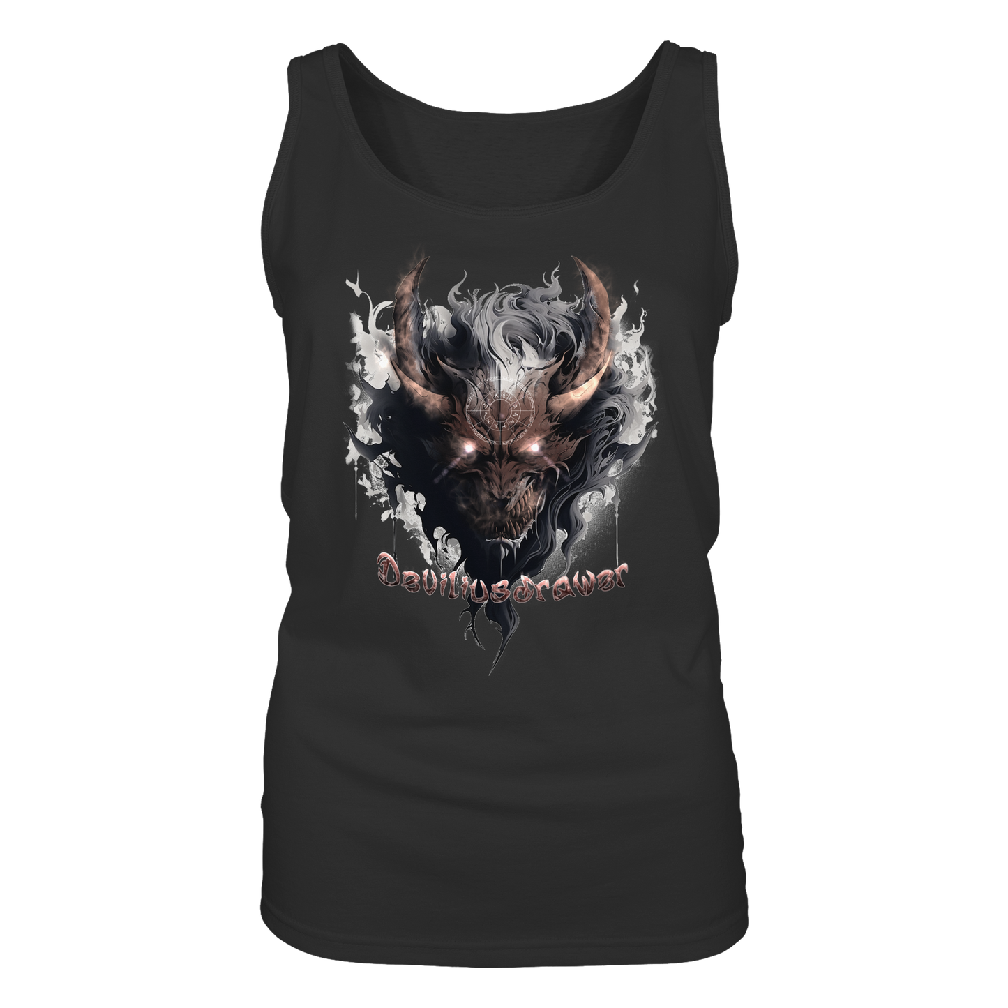 Deviliusdrawer Magic Redeyed Demon - Ladies Tank-Top