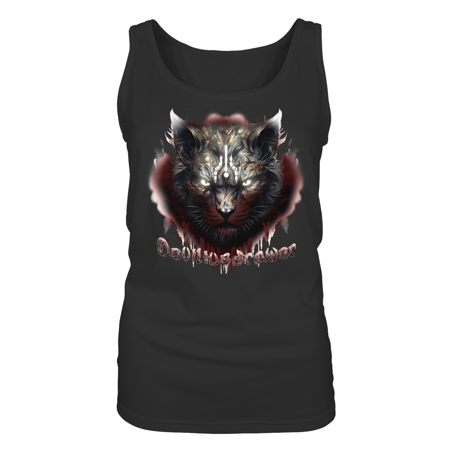 Deviliusdrawer Angry Badass - Ladies Tank-Top