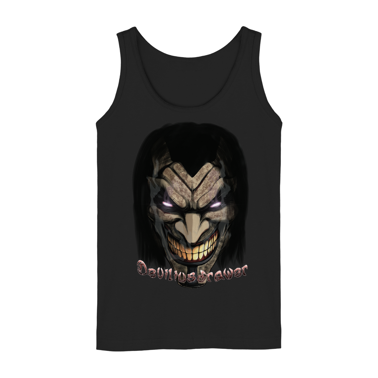 Deviliusdrawer Smiling Devil - Ladies Tank-Top
