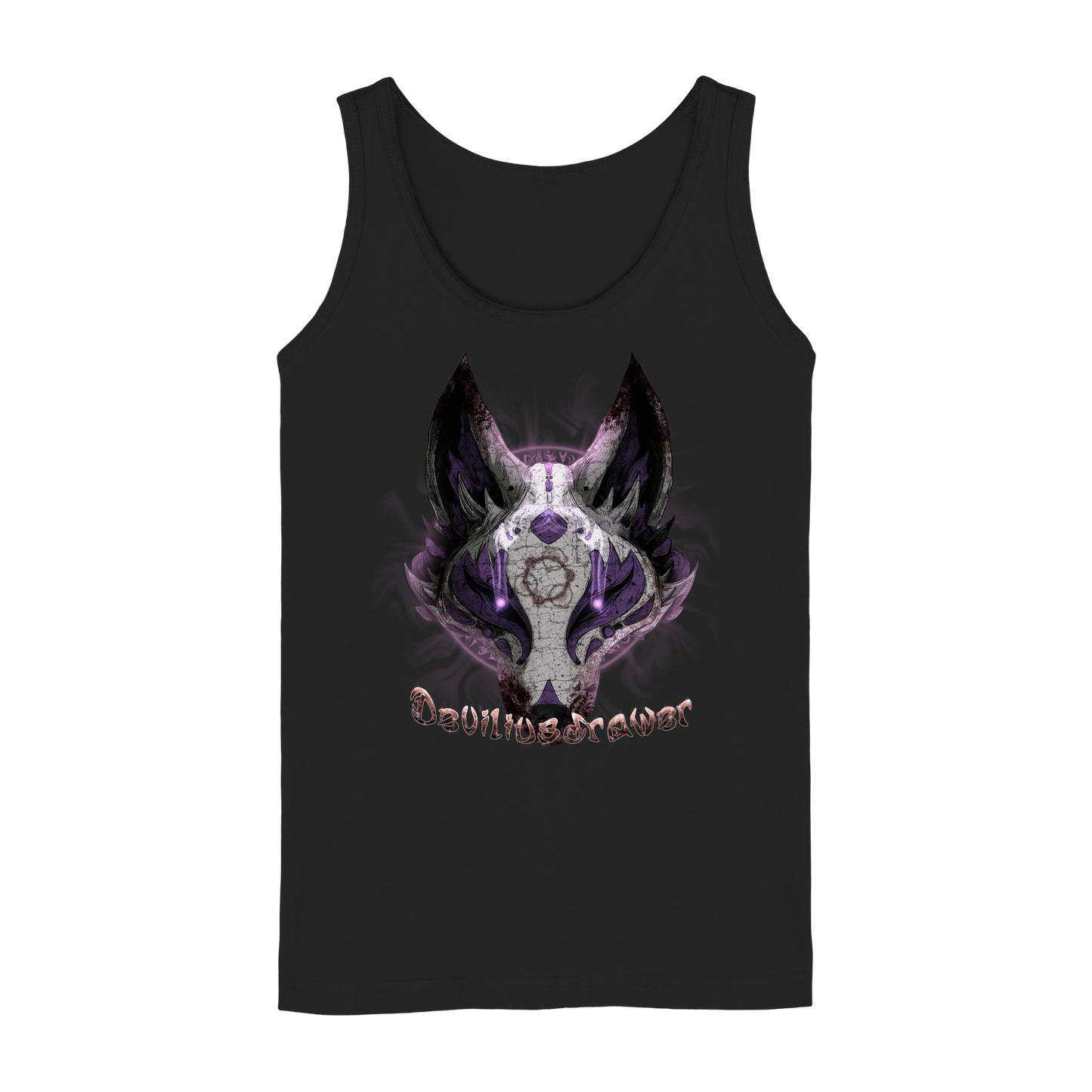 Deviliusdrawer Dark Kitsune - Ladies Tank-Top