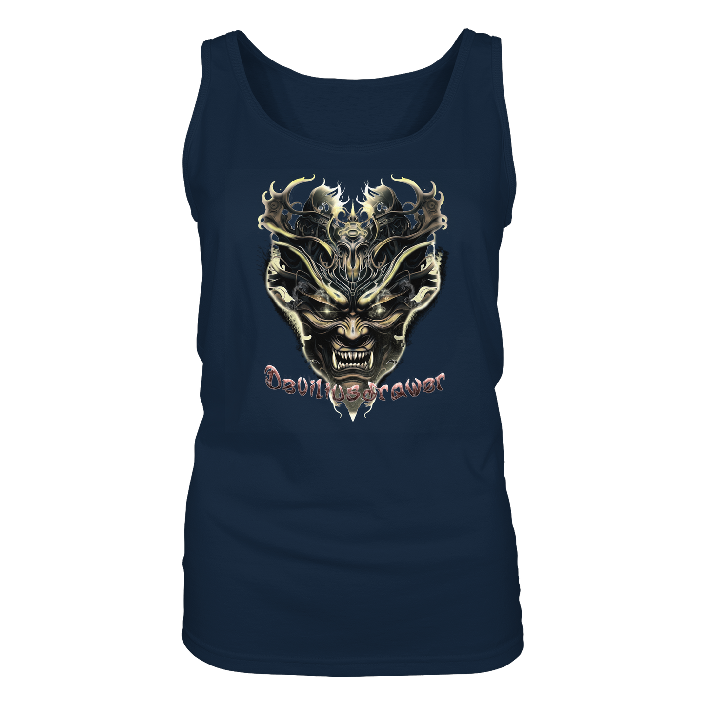 Deviliusdrawer Golden Demon Vampire - Ladies Tank-Top