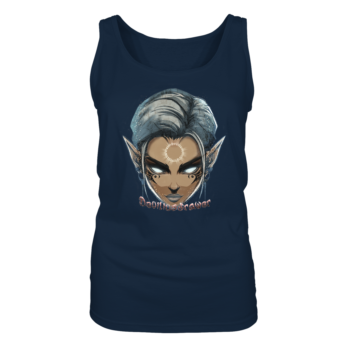 Deviliusdrawer Magician Elf - Ladies Tank-Top
