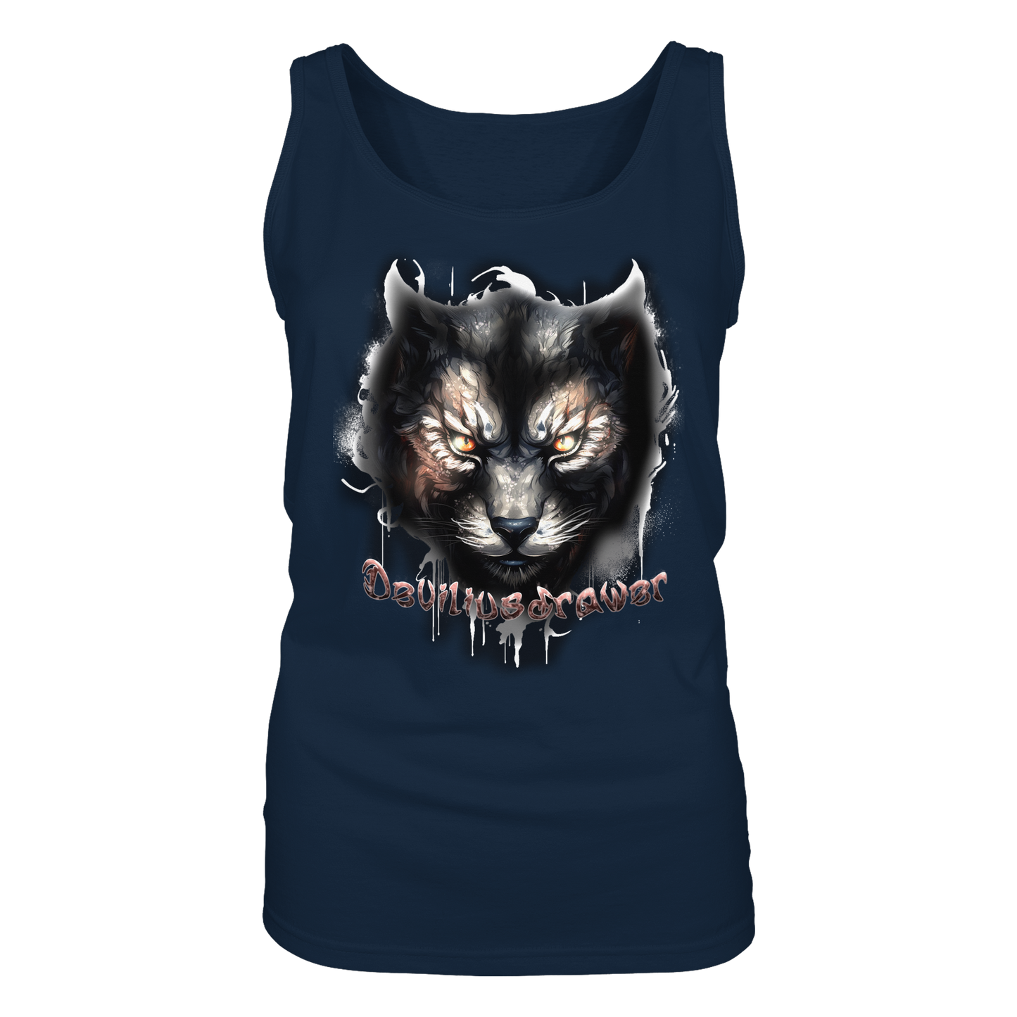 Deviliusdrawer Vampire Cat - Ladies Tank-Top