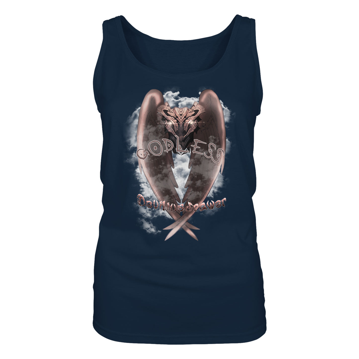 Deviliusdrawer Godless Owl - Ladies Tank-Top