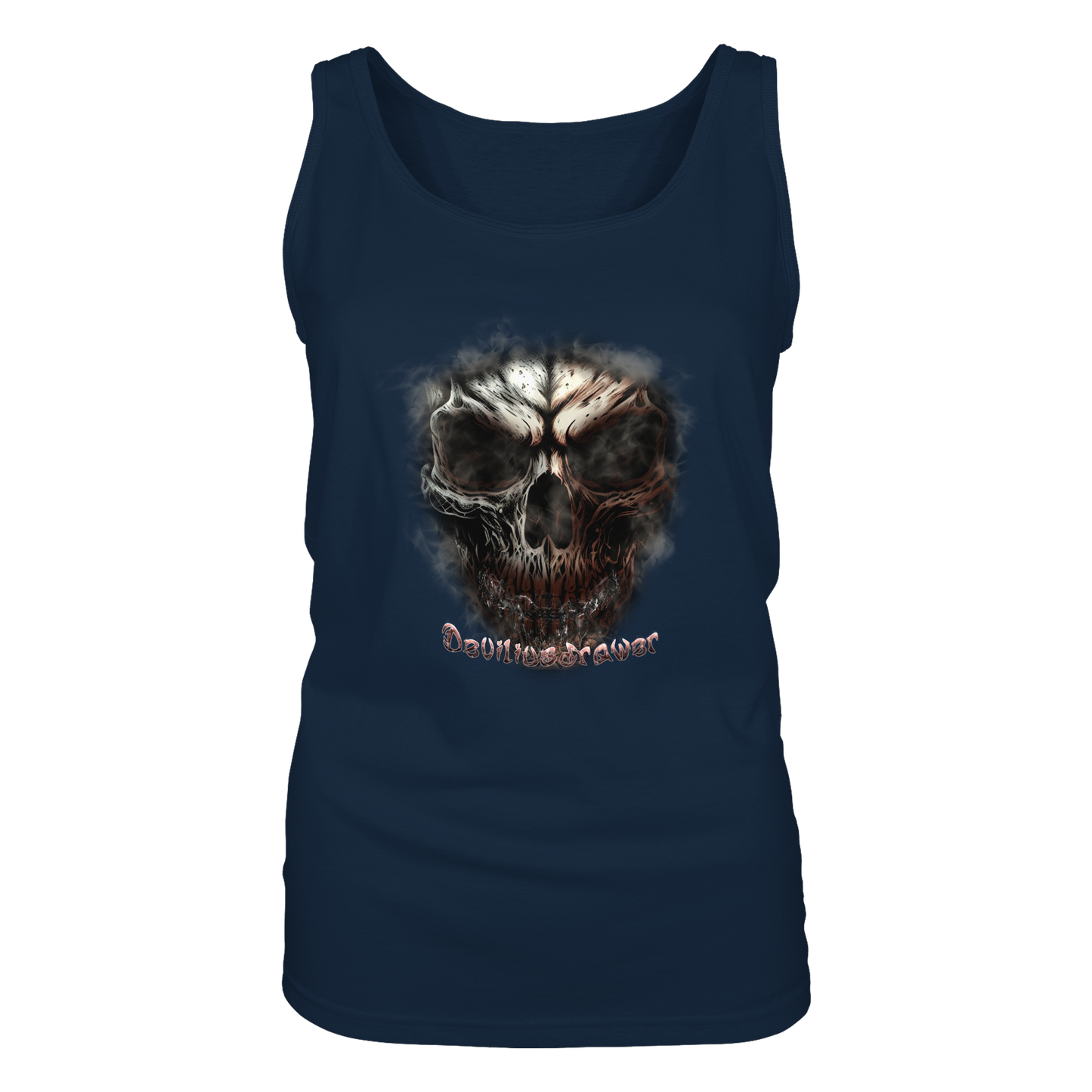 Deviliusdrawer Fire Skeleton - Ladies Tank-Top