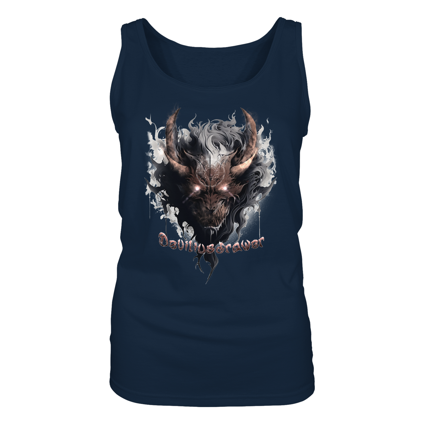 Deviliusdrawer Magic Redeyed Demon - Ladies Tank-Top