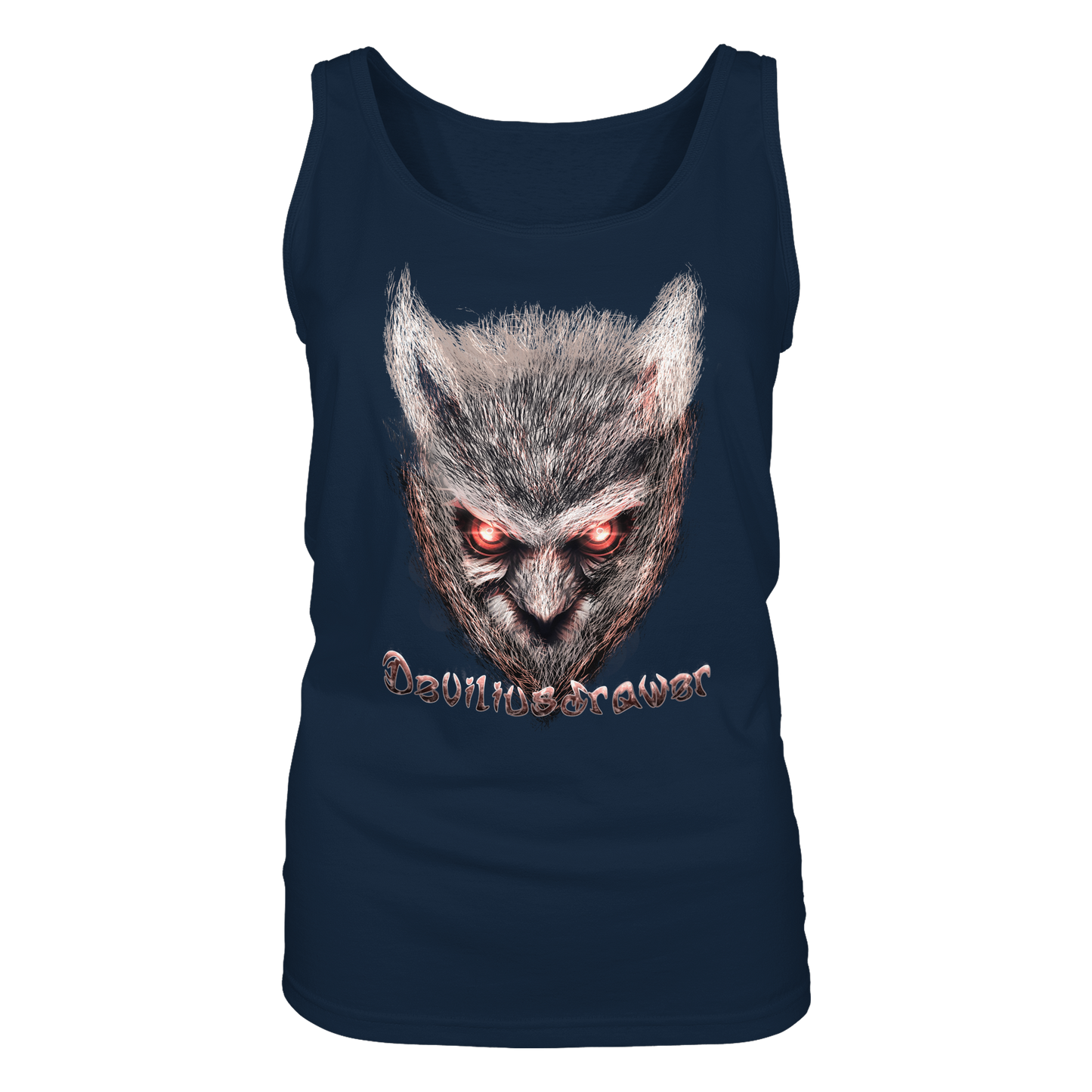 Deviliusdrawer Red Eyed Owl - Ladies Tank-Top
