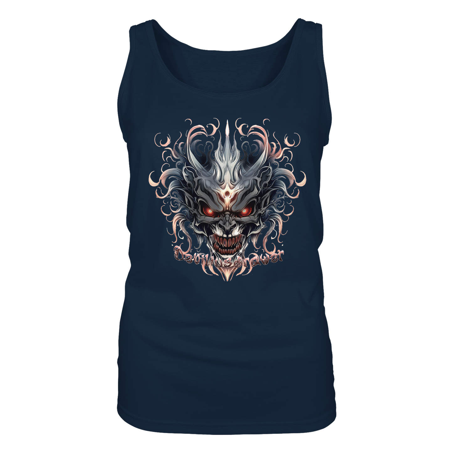 Deviliusdrawer Demon Mask - Ladies Tank-Top