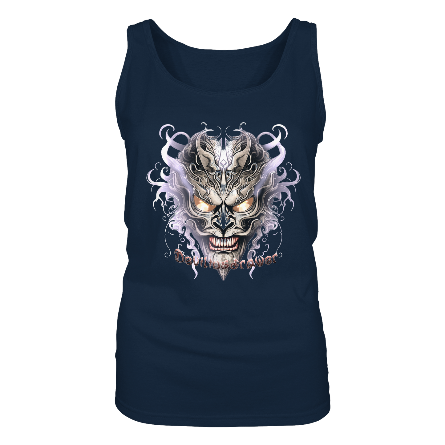 Deviliusdrawer Demon Mask Violet - Ladies Tank-Top