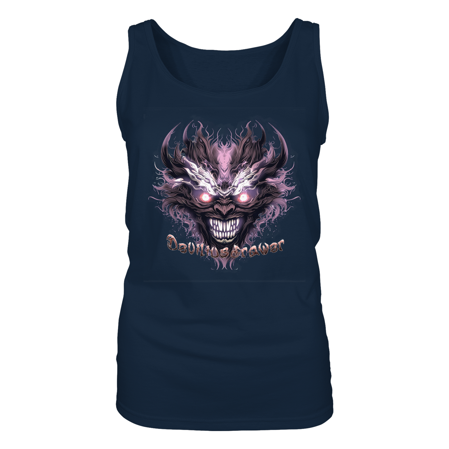 Deviliusdrawer Crazy Mask - Ladies Tank-Top