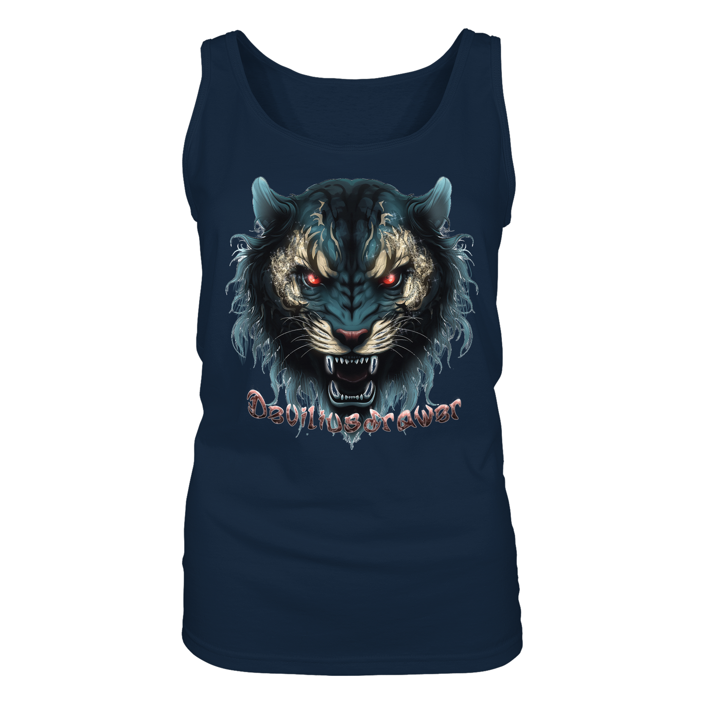 Deviliusdrawer Tigercat - Ladies Tank-Top