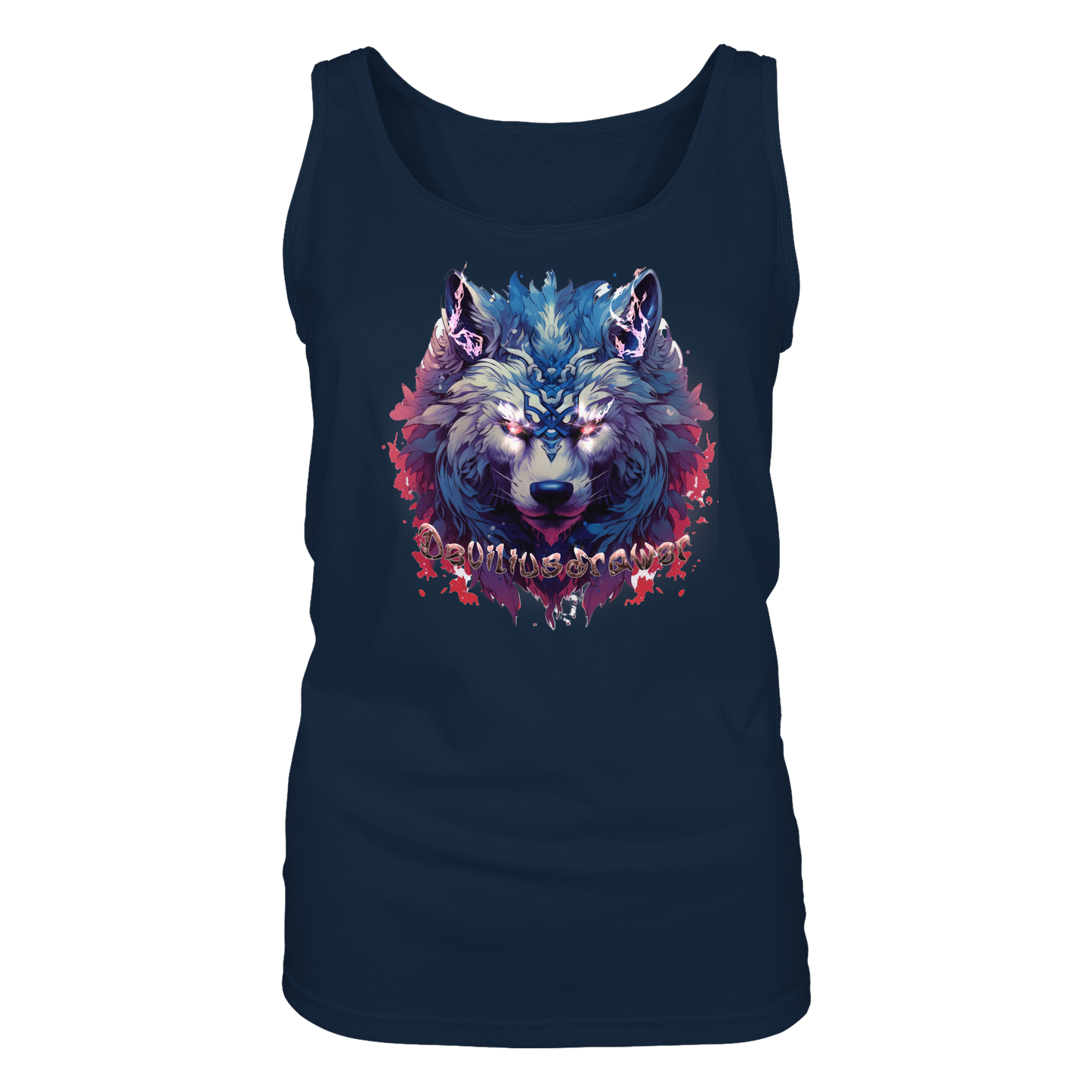 Deviliusdrawer Magic Wolf - Ladies Tank-Top