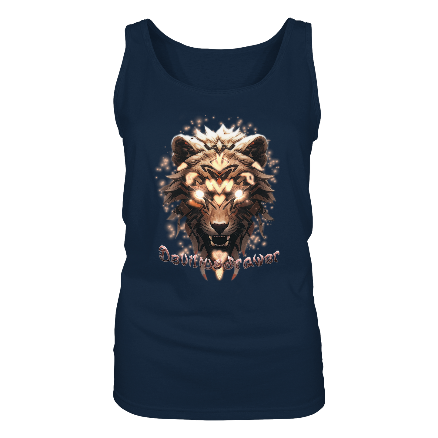 Deviliusdrawer Gold Weartiger - Ladies Tank-Top