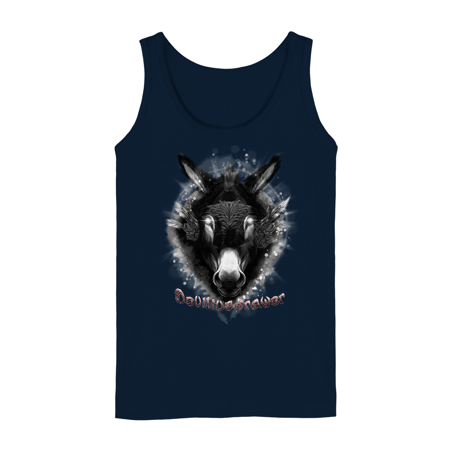 Deviliusdrawer Glowing Donkey - Ladies Tank-Top