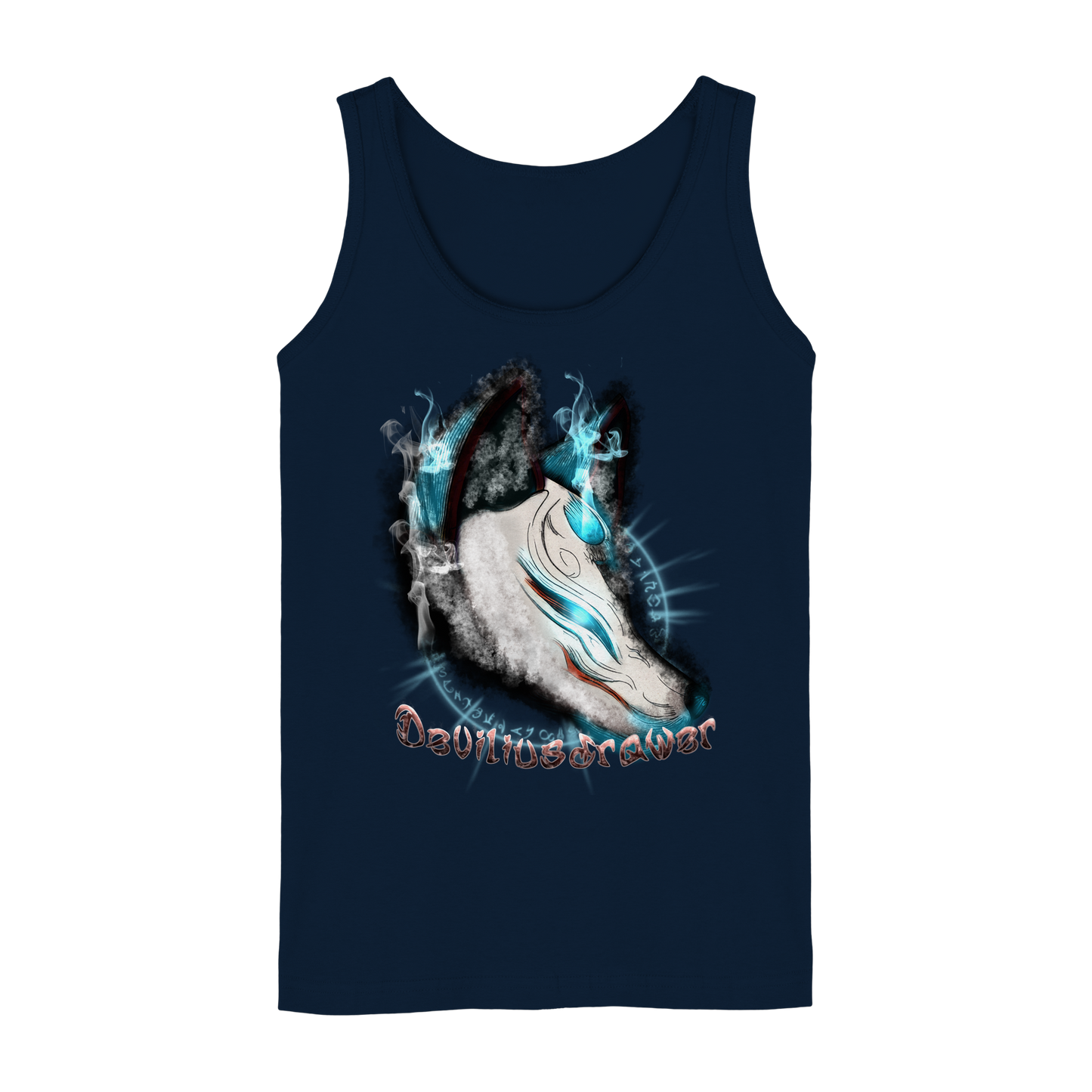 Deviliusdrawer Darkness Kitsune - Ladies Tank-Top