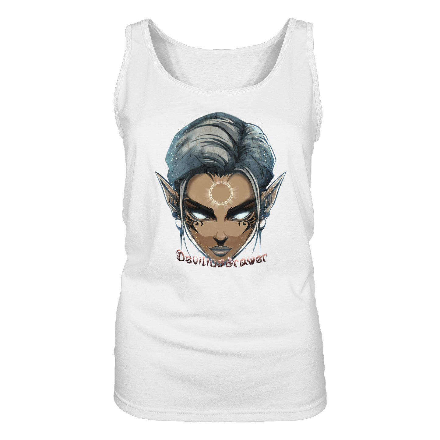Deviliusdrawer Magician Elf - Ladies Tank-Top