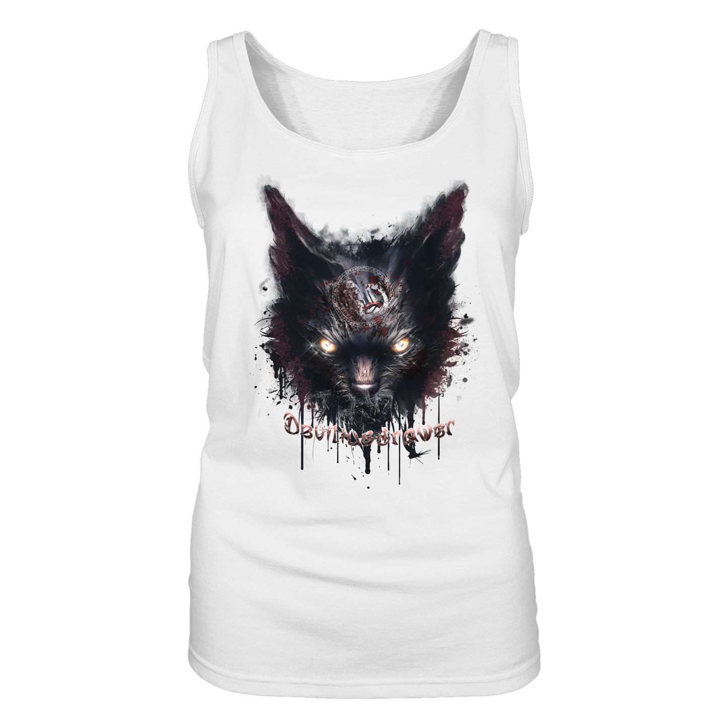 Deviliusdrawer Zombie Cat - Ladies Tank-Top