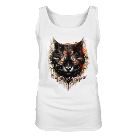 Deviliusdrawer Red Devil Cat - Ladies Tank-Top