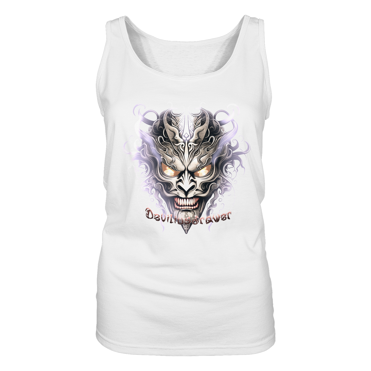Deviliusdrawer Demon Mask Violet - Ladies Tank-Top