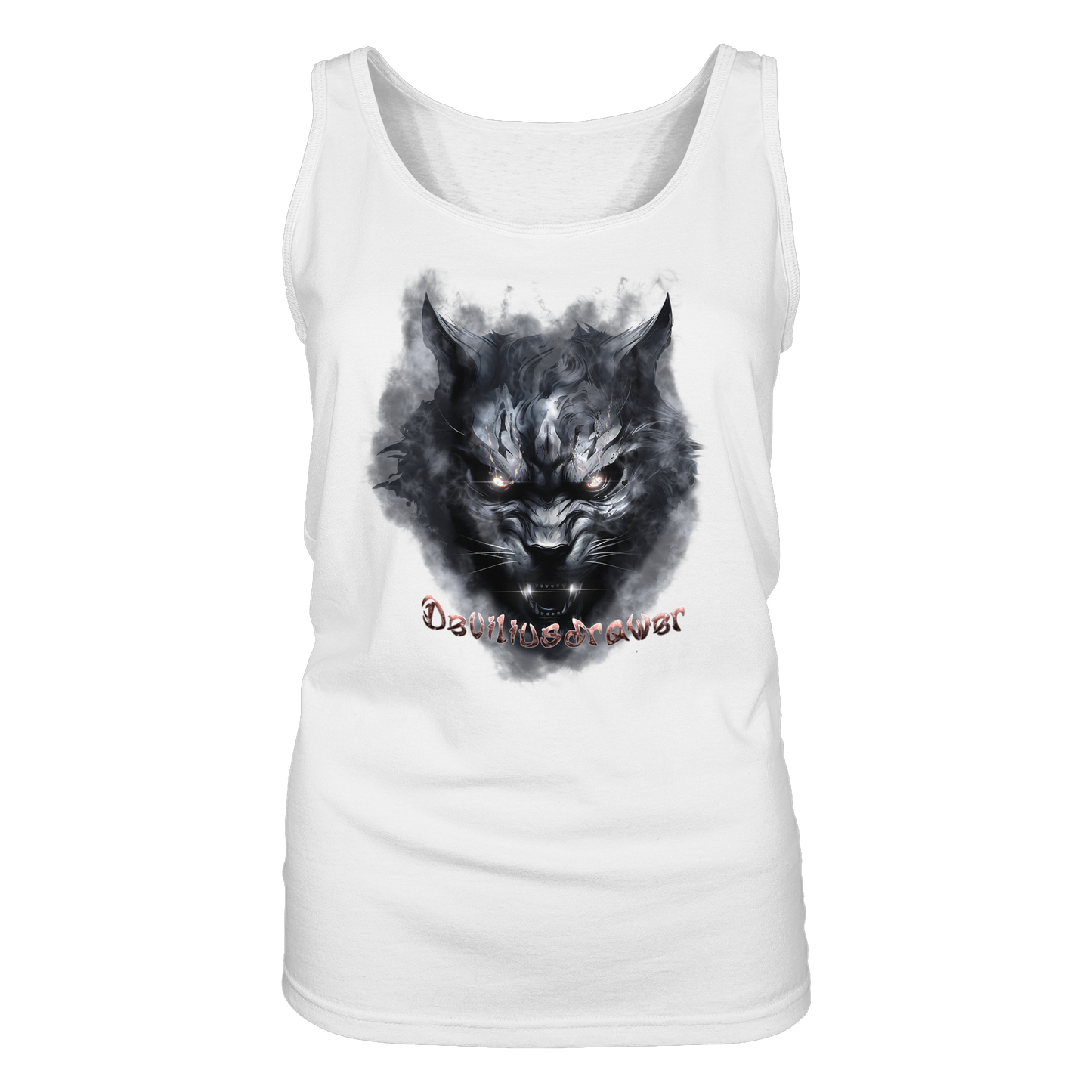 Deviliusdrawer Dark Beast Tiger  - Ladies Tank-Top