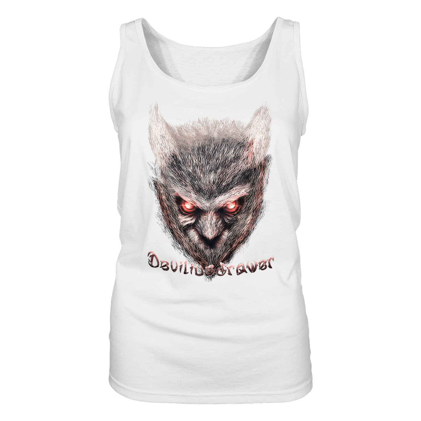 Deviliusdrawer Red Eyed Owl - Ladies Tank-Top