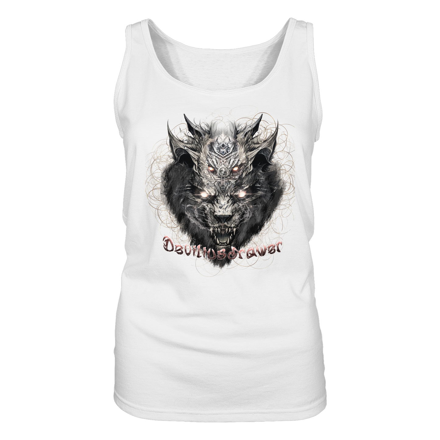 Deviliusdrawer Magical Beast Cat - Ladies Tank-Top