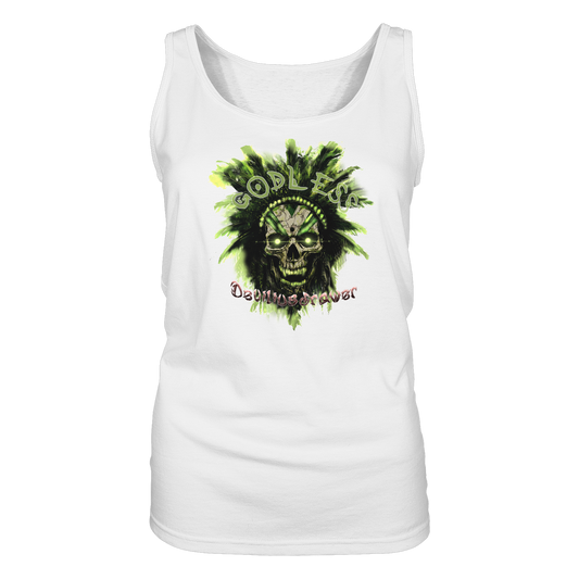 Deviliusdrawer Godless Skull - Ladies Tank-Top